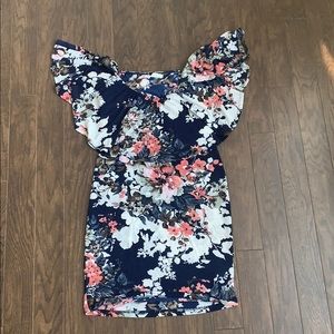 Mini off the shoulder dress!